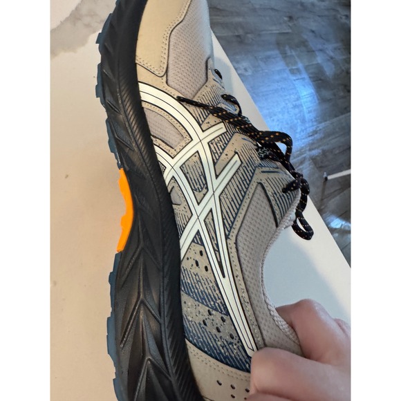 Asics Gel-Venture 9 Mens Trail Running Shoes Grey Black Orange Size 12 - Picture 10 of 10